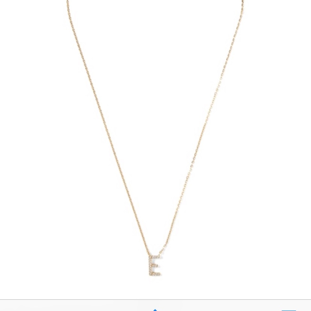 “E” necklace